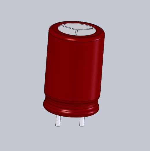 电子器件电容Electrolitic Capacitor Radial 8x12缩略图